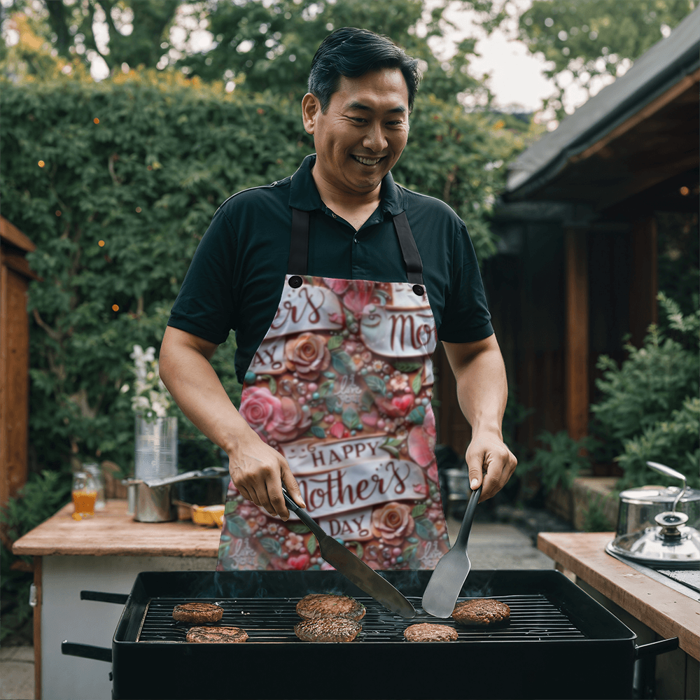 Happy Mother's Day Pattern on Premium Apron