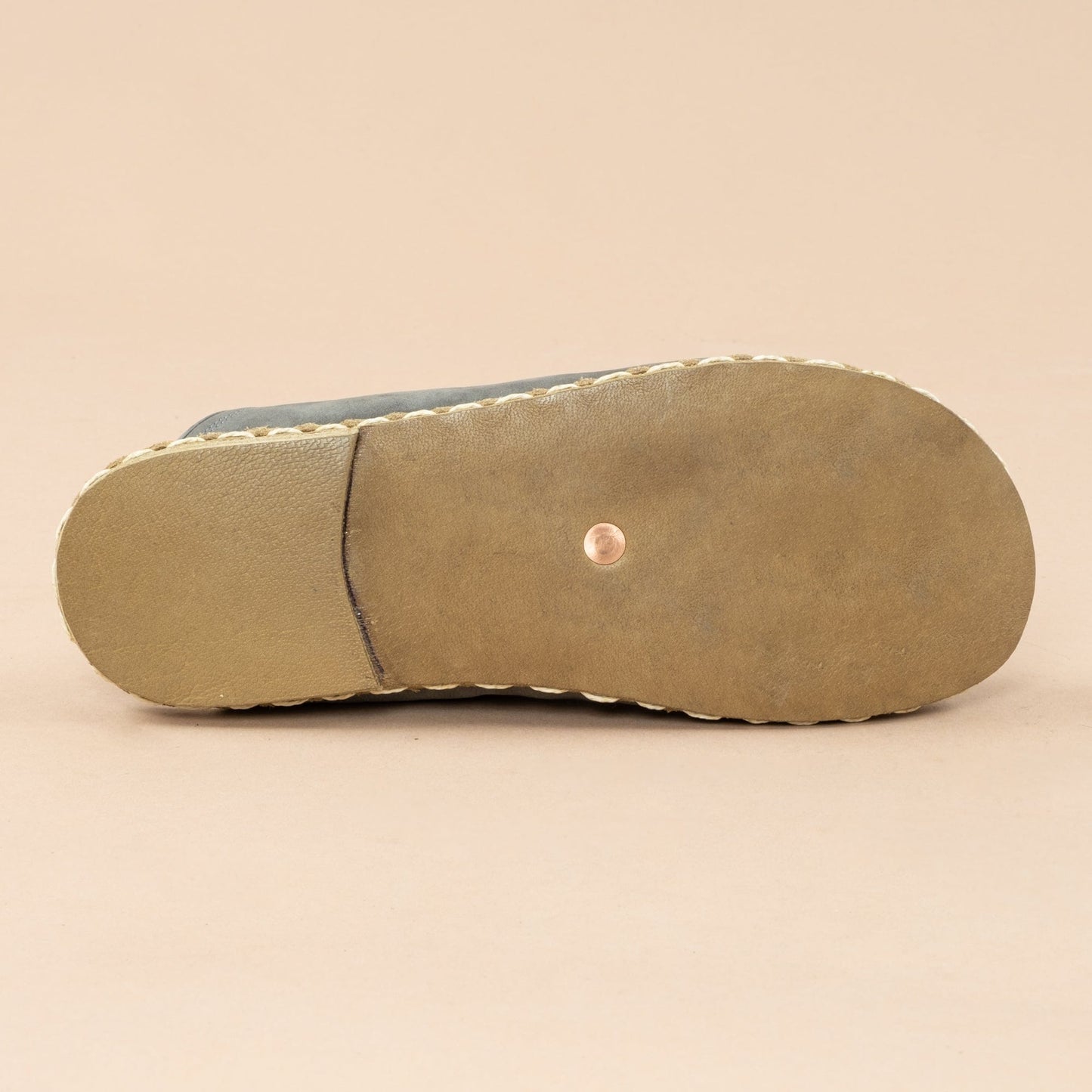 Men's Gray Barefoot Slippers