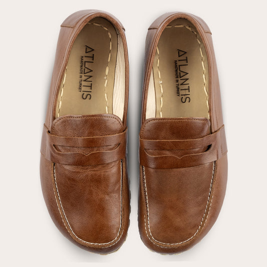 Women's Brown Penny Loafers
