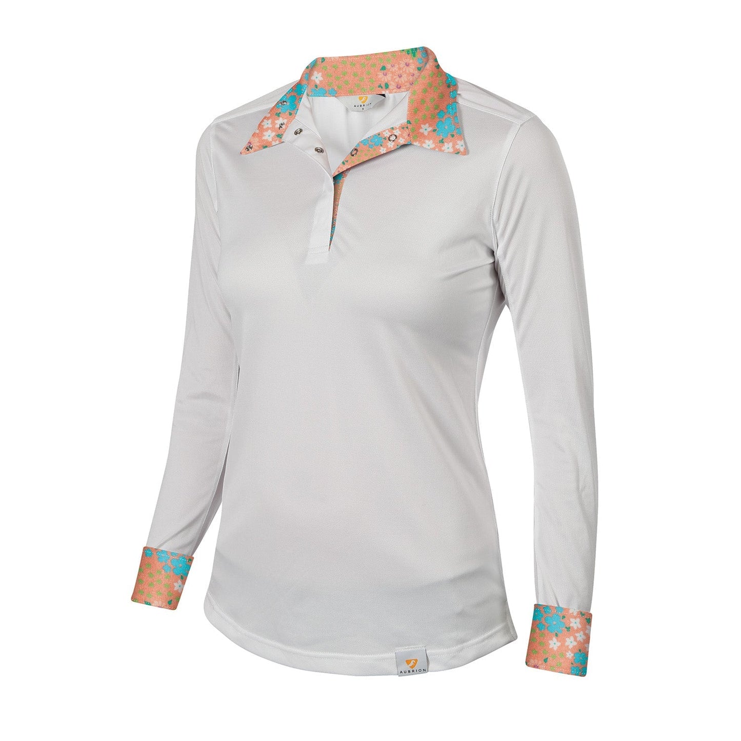 Camisa de manga larga Aubrion estilo ecuestre para mujer