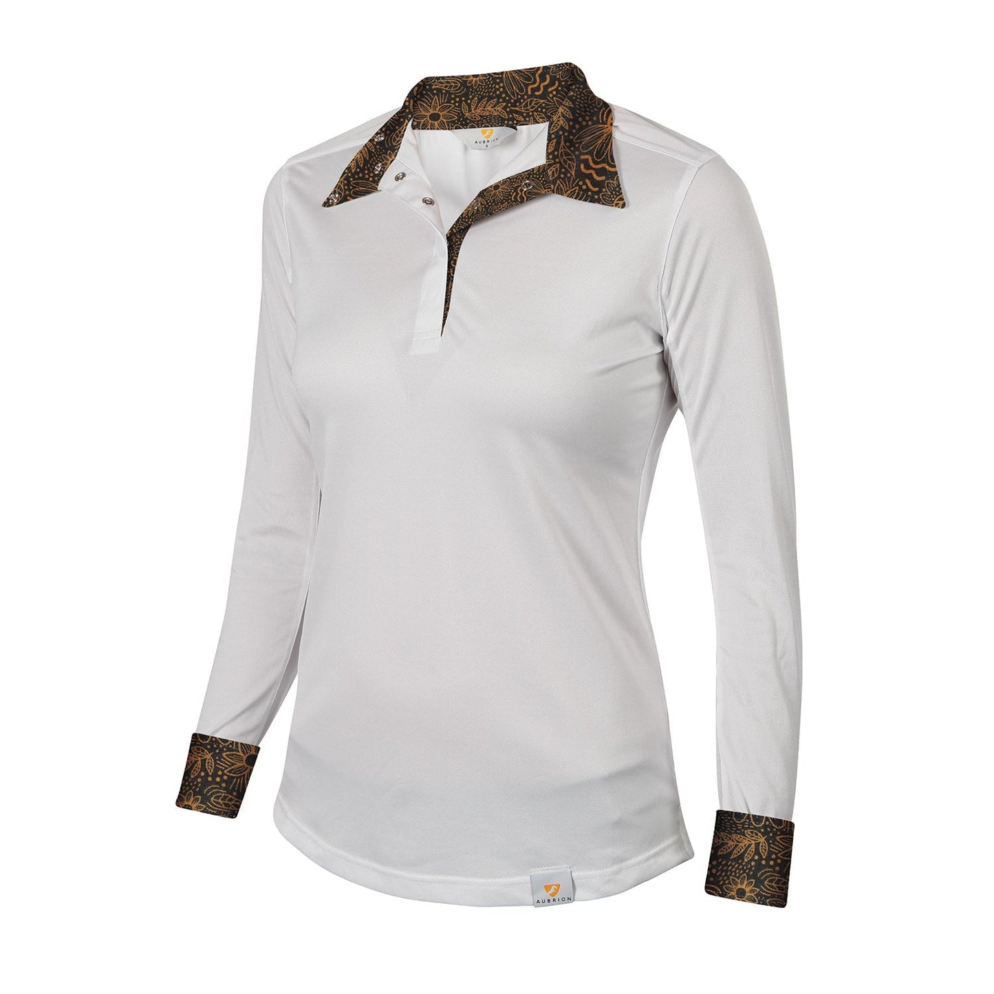 Camisa de manga larga Aubrion estilo ecuestre para mujer