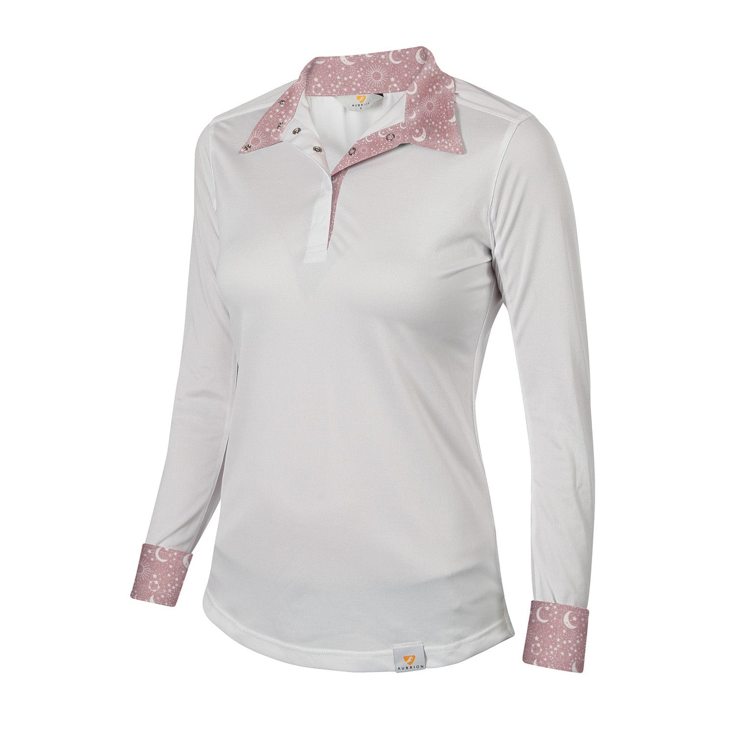 Camisa de manga larga Aubrion estilo ecuestre para mujer