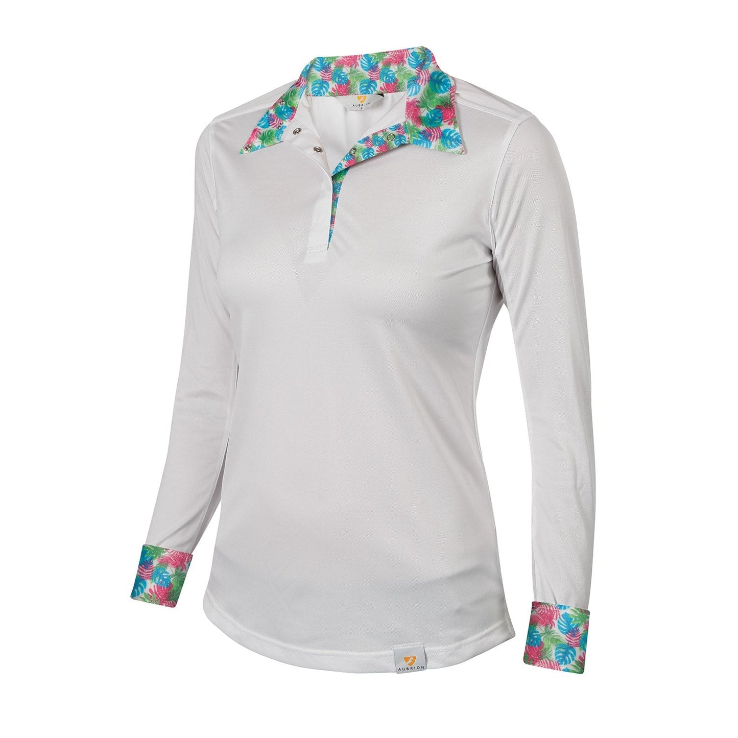Camisa de manga larga Aubrion estilo ecuestre para mujer