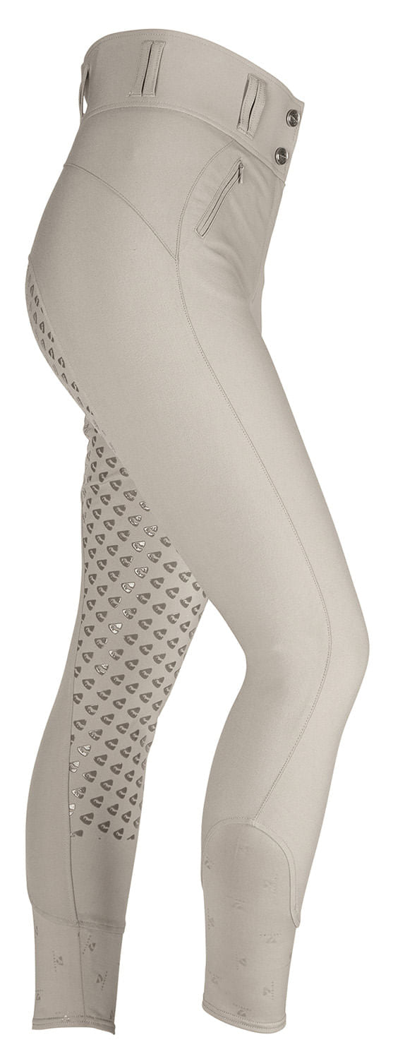Pantalones de montar de talle alto con culera completa Aubrion Lexington para mujer