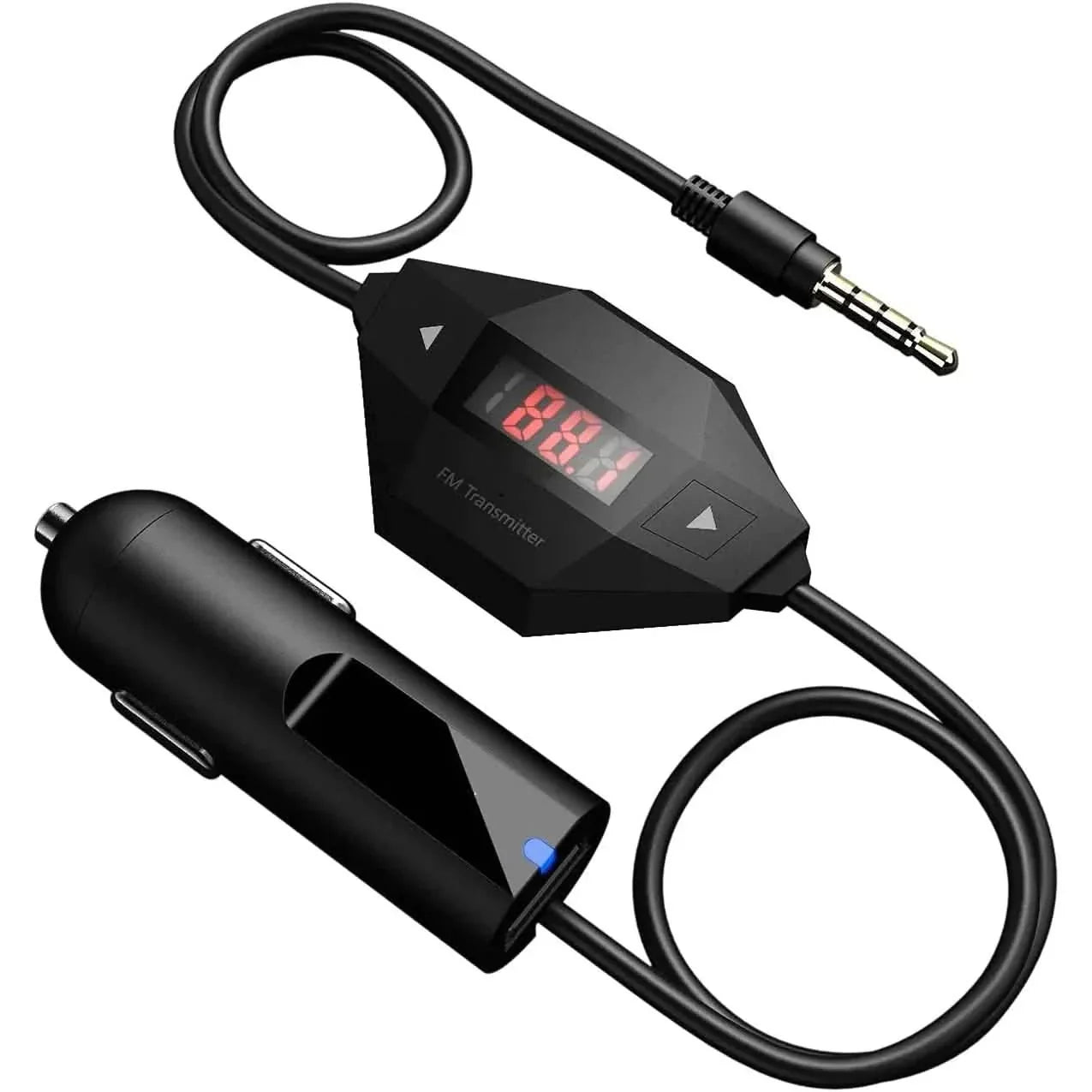 AUKEY FM Transmitter, Radio Adapter Car Kit with USB Car Charger