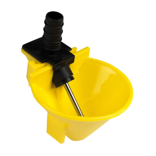 Vaso bebedero automático para aves con tubo metálico para pollos