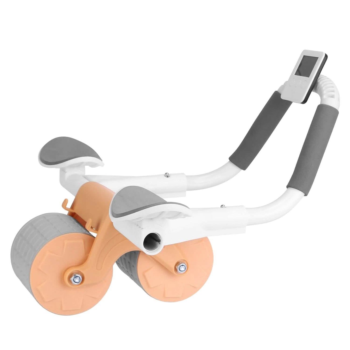 Automatic Rebound Abdominal Wheel Roller for Core Strength with Timer Kneel Pad