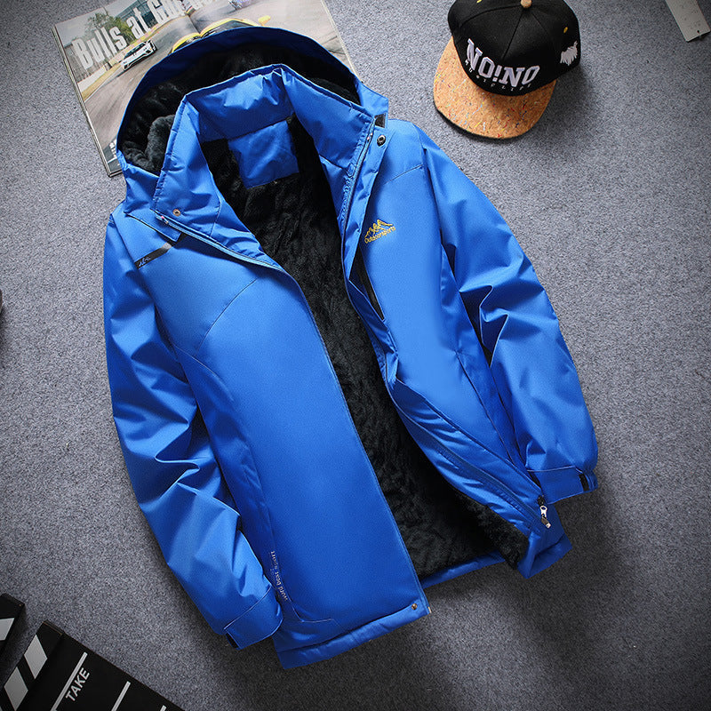 Autumn and Winter Zipper Casual Jacket| Waterproof Fleece-Lined | Autumn & Winter - # BOAA13210016 & GIAA23210011