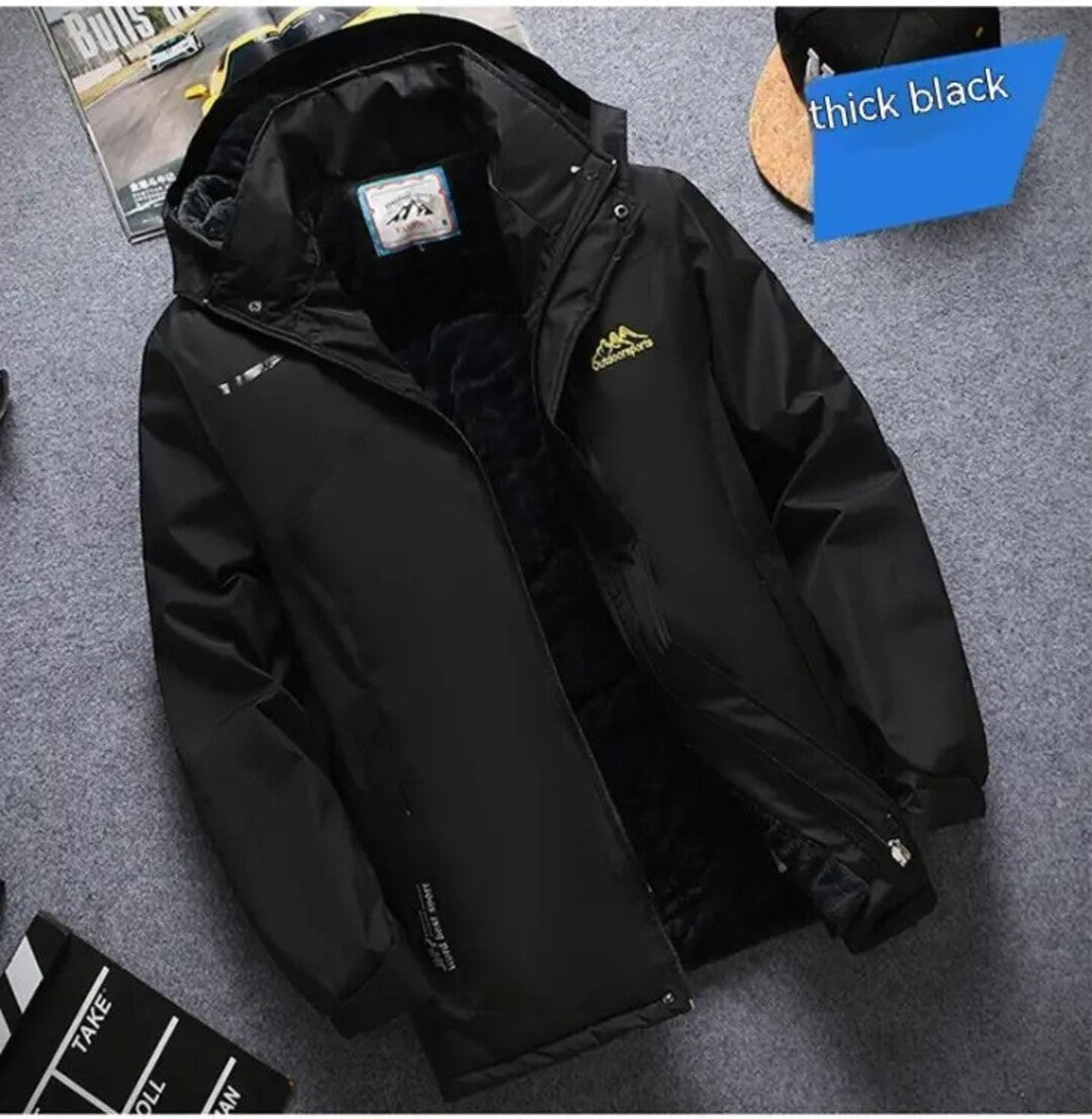 Autumn and Winter Zipper Casual Jacket| Waterproof Fleece-Lined | Autumn & Winter - # BOAA13210016 & GIAA23210011