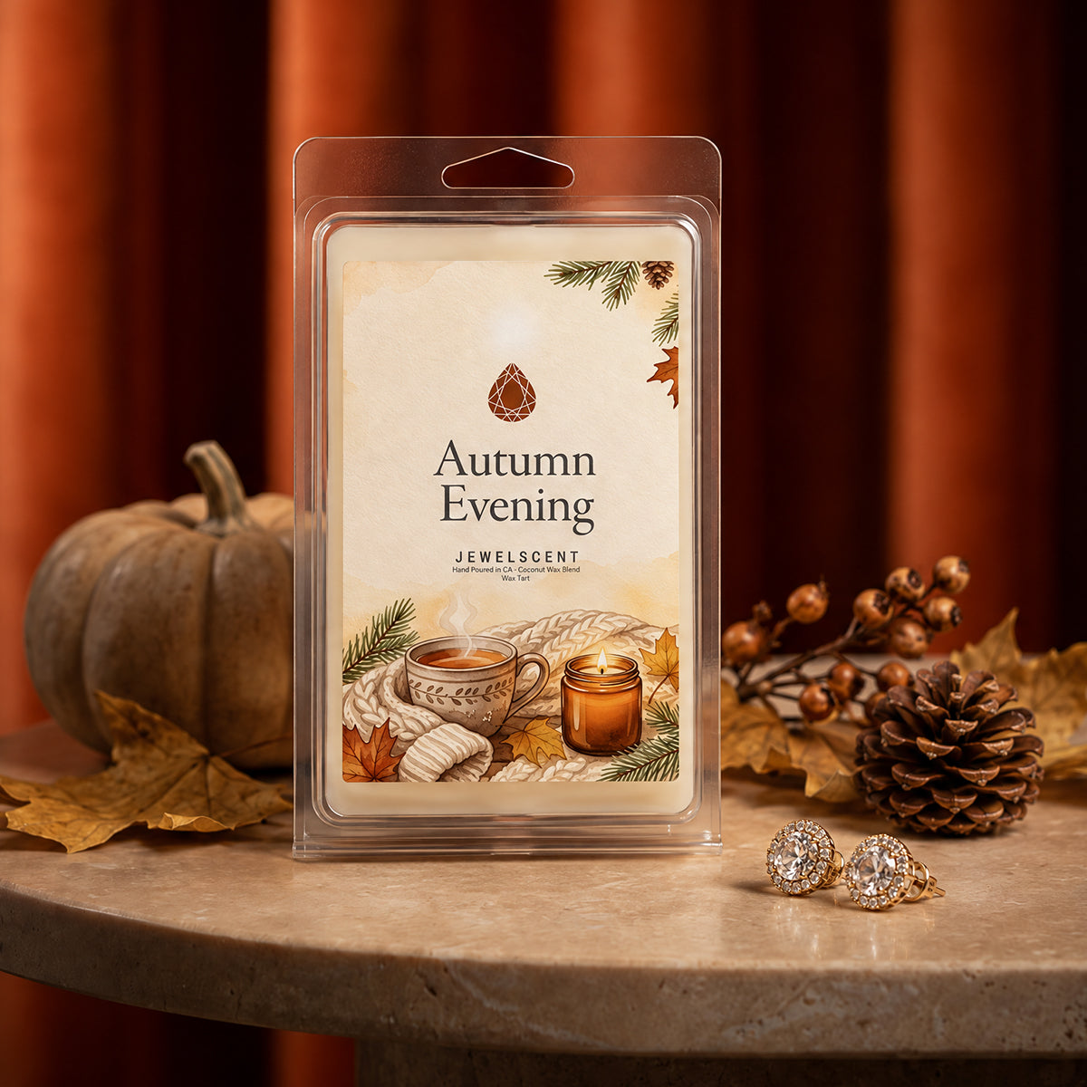 Autumn Evening Mystery Jewelry Wax Tart