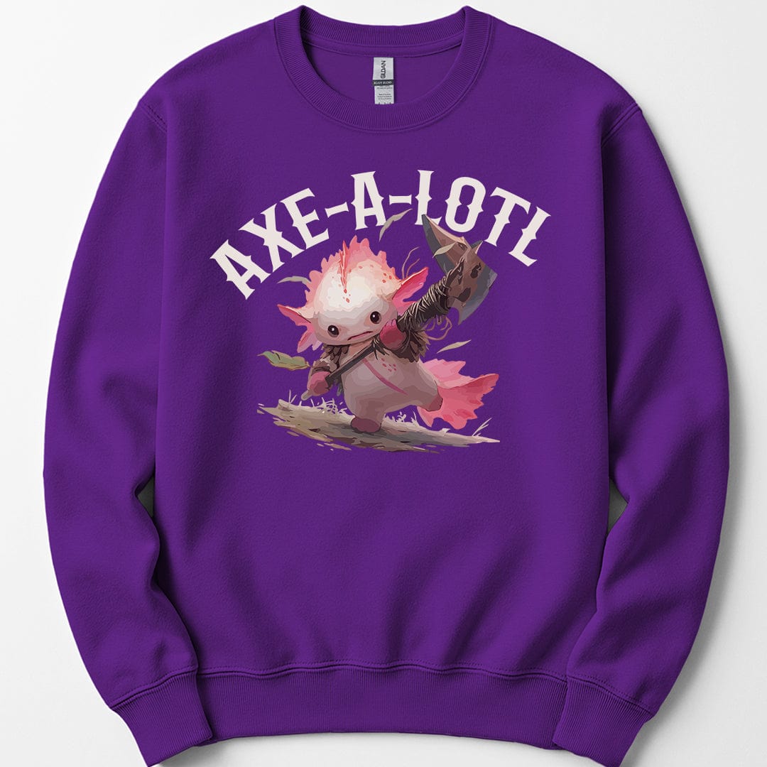 Axe-A-Lotl Funny Axolotl D&D Sweatshirt