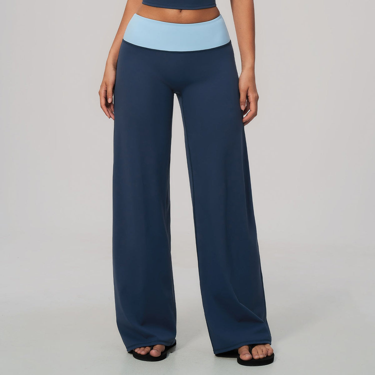 Fashionable Waist Hugging High Waisted And Hip Lifting Micro Flared Yoga Pants