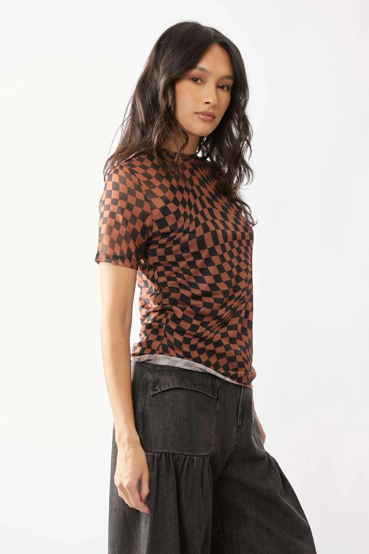 Casual Mesh Tee Mesh Top - Lightweight & Breathable - Casual Tee
