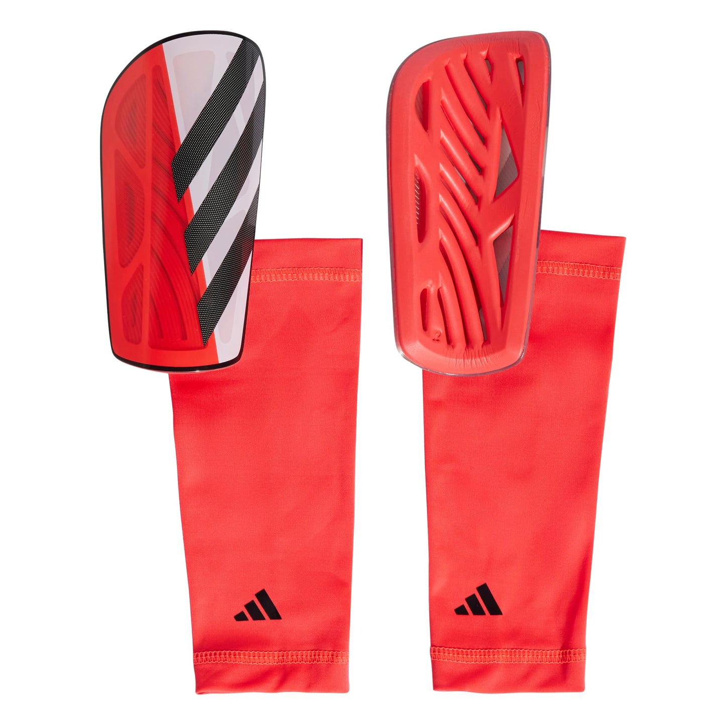 adidas Unisex-Adult Tiro Soft Ground League Shin Guards (Lucid Red/White/Black Medium)