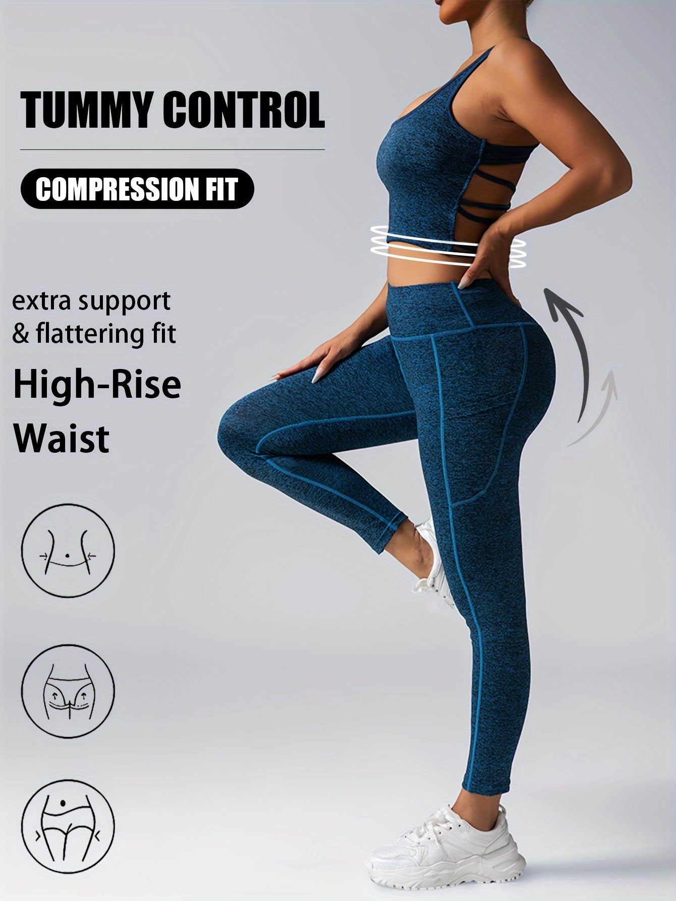 Conjunto de entrenamiento de dos piezas para mujer