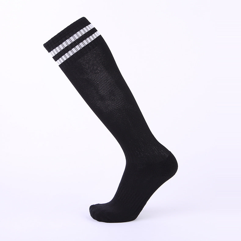 Cross-border Long-tube Sports Socks Thickened Non-slip Towel Bottom Mens Football Training Socks Sweat-absorbent Breathable Professional Football Socks