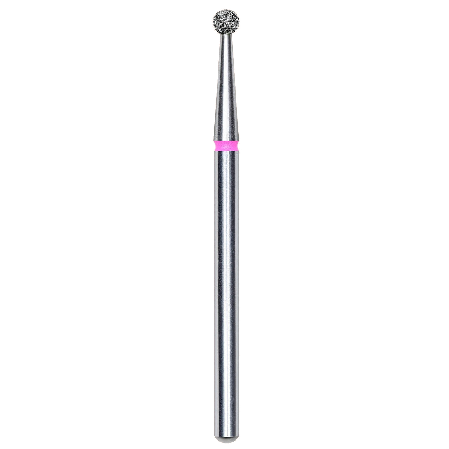 DIAMOND NAIL DRILL BIT, "BALL", RED, HEAD DIAMETER 2.7MM (FA01R027) - STALEKS™