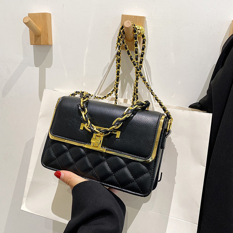 Diamond Chain Handbag Travel Bag