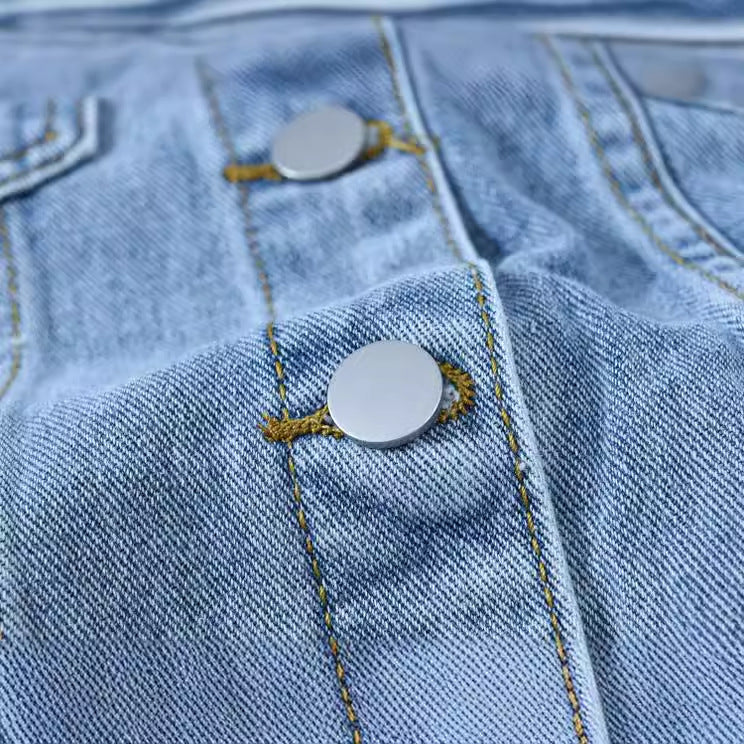 Women's Vintage Blue Denim Jacket