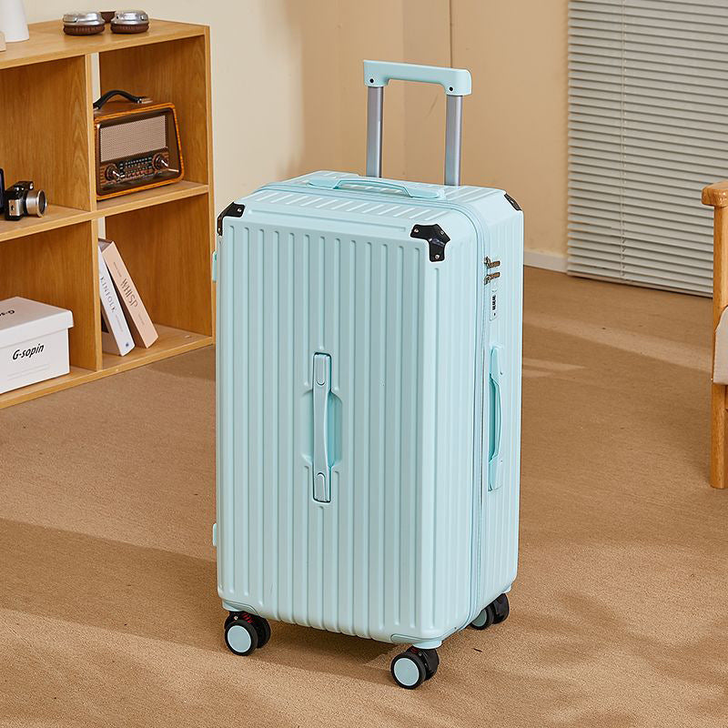 Luggage Large Capacity Student Trolley Case Thickened Strong Durable With Cornerite Password Suitcase