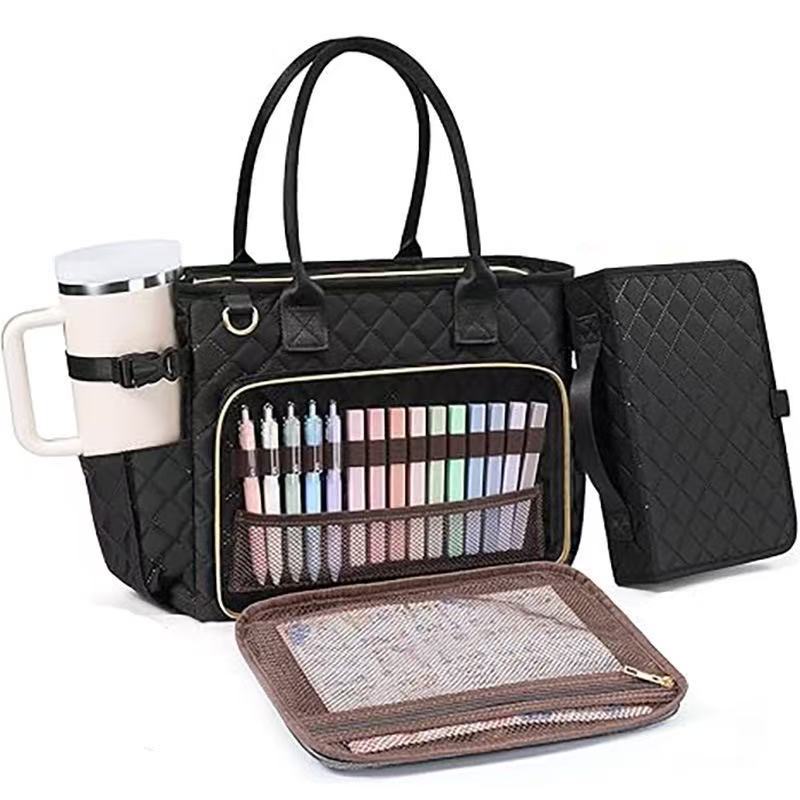 Large Capacity Book Storage Bag Portable Tote Bag For Travel