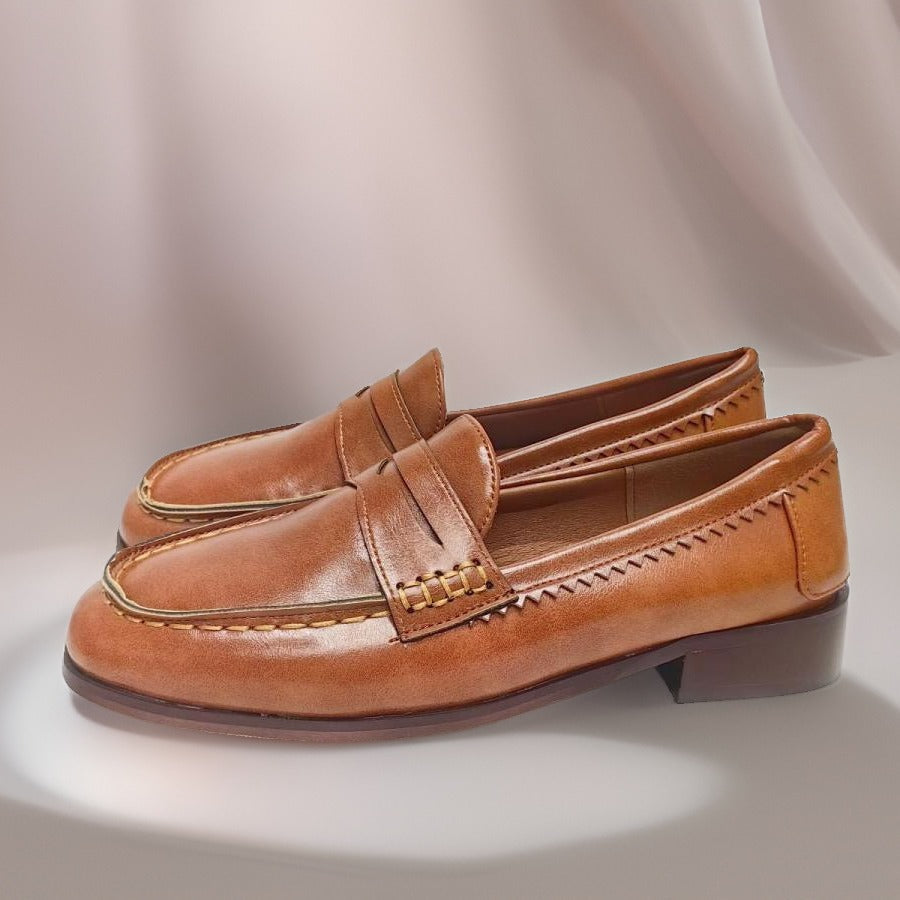Women's Casual Versatile Low-heeled PU Dress Shoes