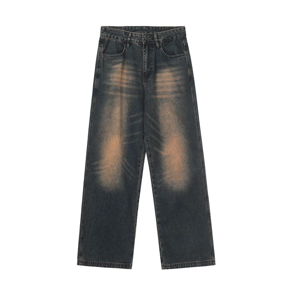 Retro Washing Water Daddy Pants Men
