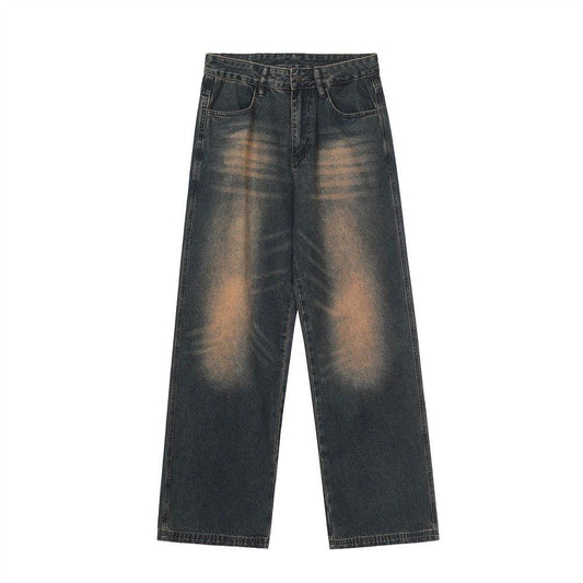 Retro Washing Water Daddy Pants Men
