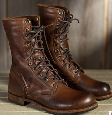 Knight Lace-Up Boots