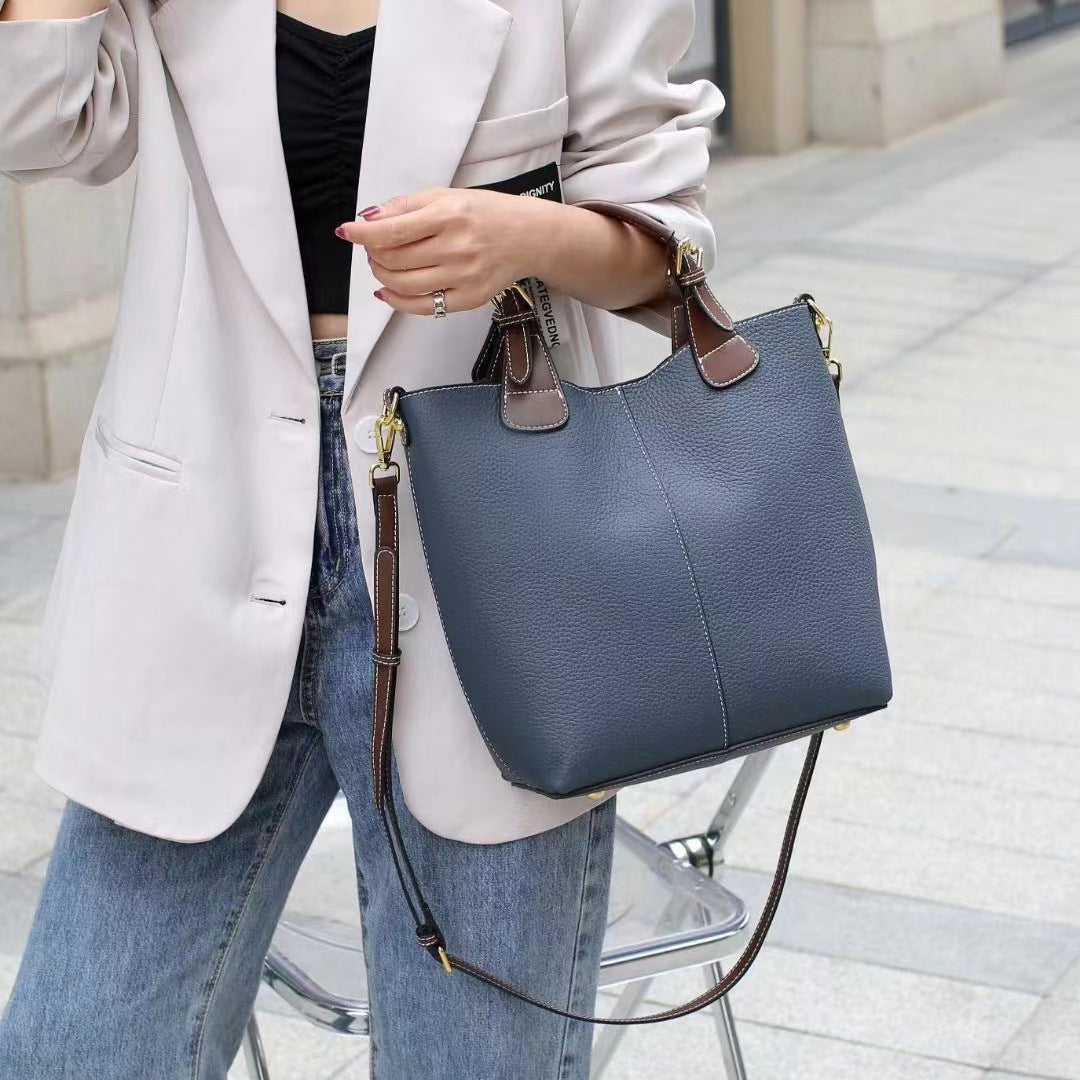 Retro Leather Messenger Bag