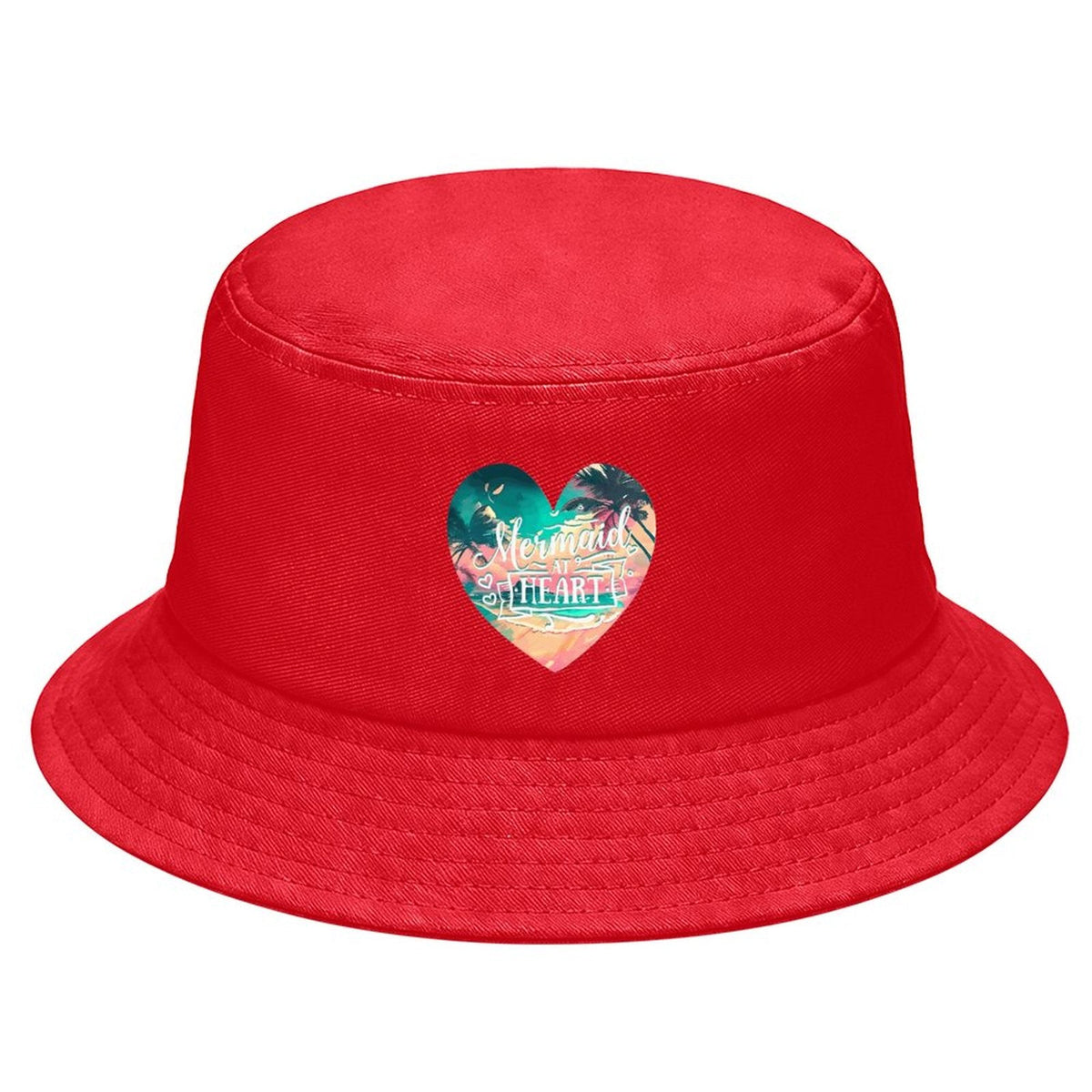 Mermaid at Heart Children’s Bucket Hat (Front Printing)