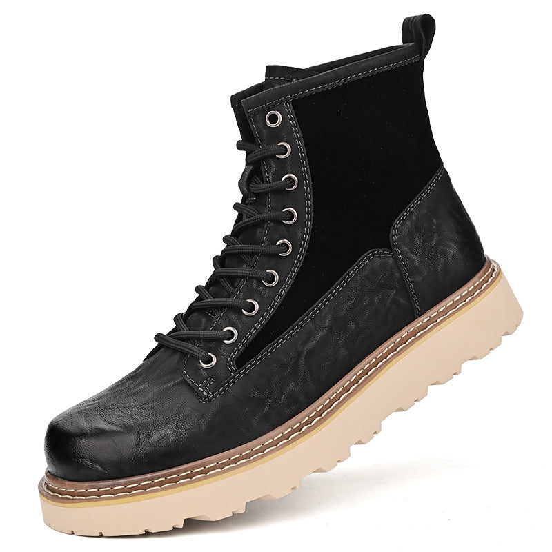 Men's Trend High-top British Style Working Boots