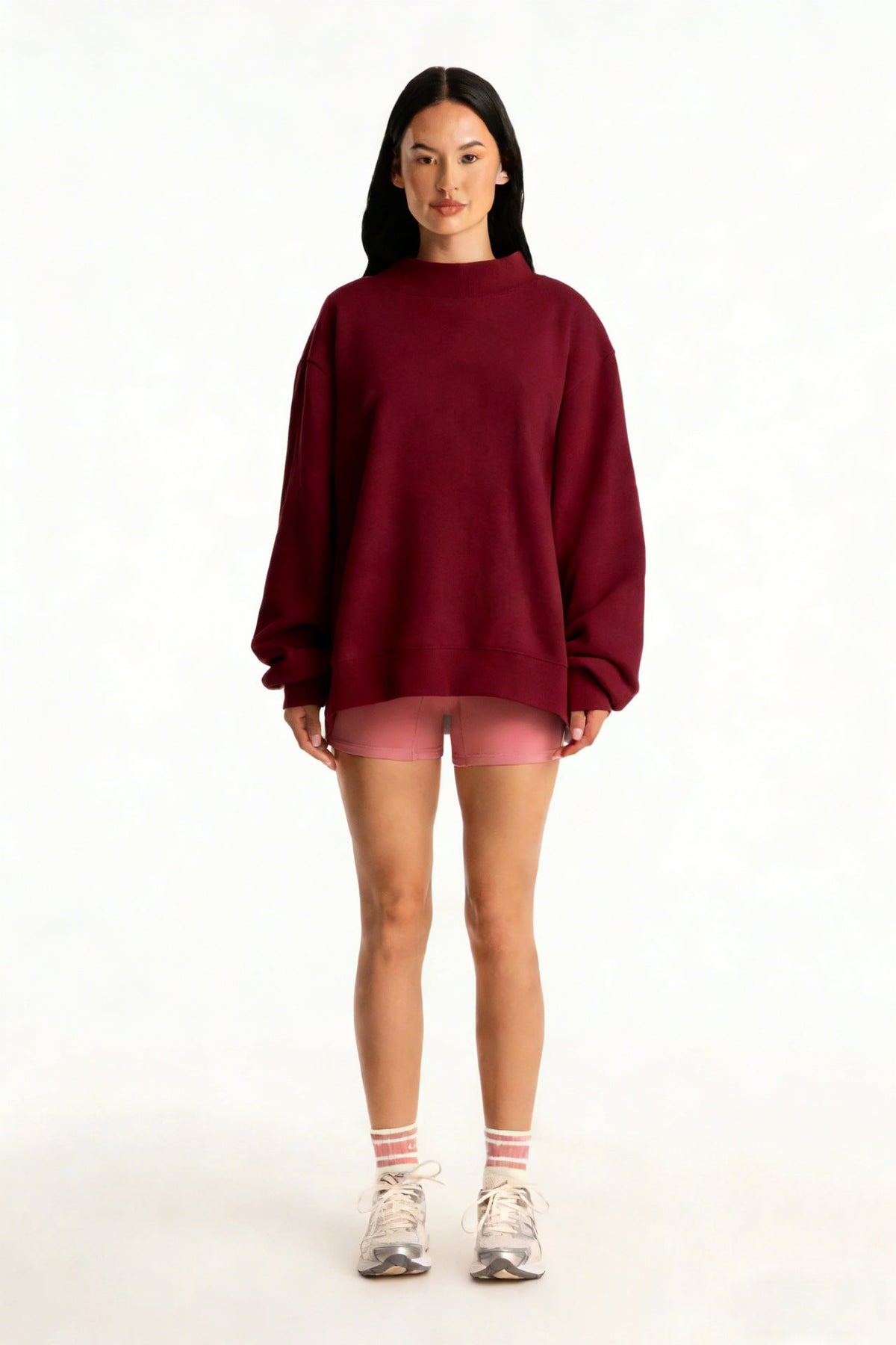 Loose-fit Drop-shoulder Top For Women Trendy And Stylish Hooded Sweatshirt