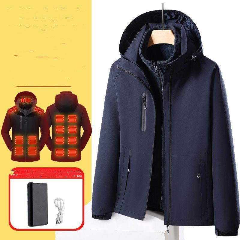 Smart Electric Heating Shell Jacket Three-in-one