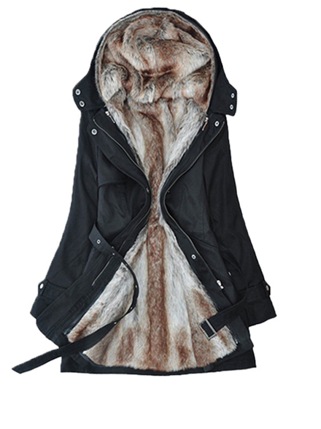 Chaqueta con capucha Ivy Lane de talla grande con forro desmontable (tres formas de uso)