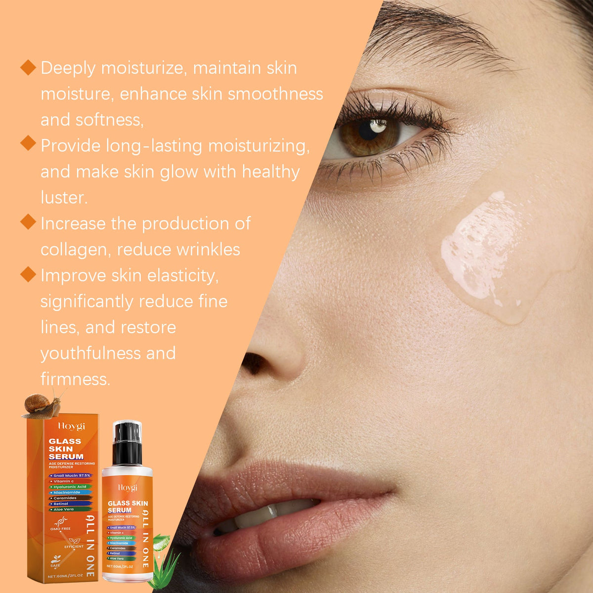 Skin care products Facial Serum Gentle Hydrating Moisturizing Nourishing Facial Skin Nourish Care
