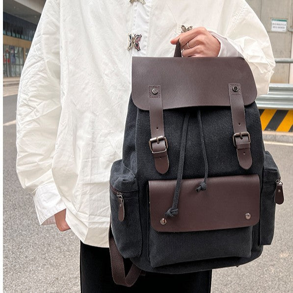Retro Large-Capacity Backpack