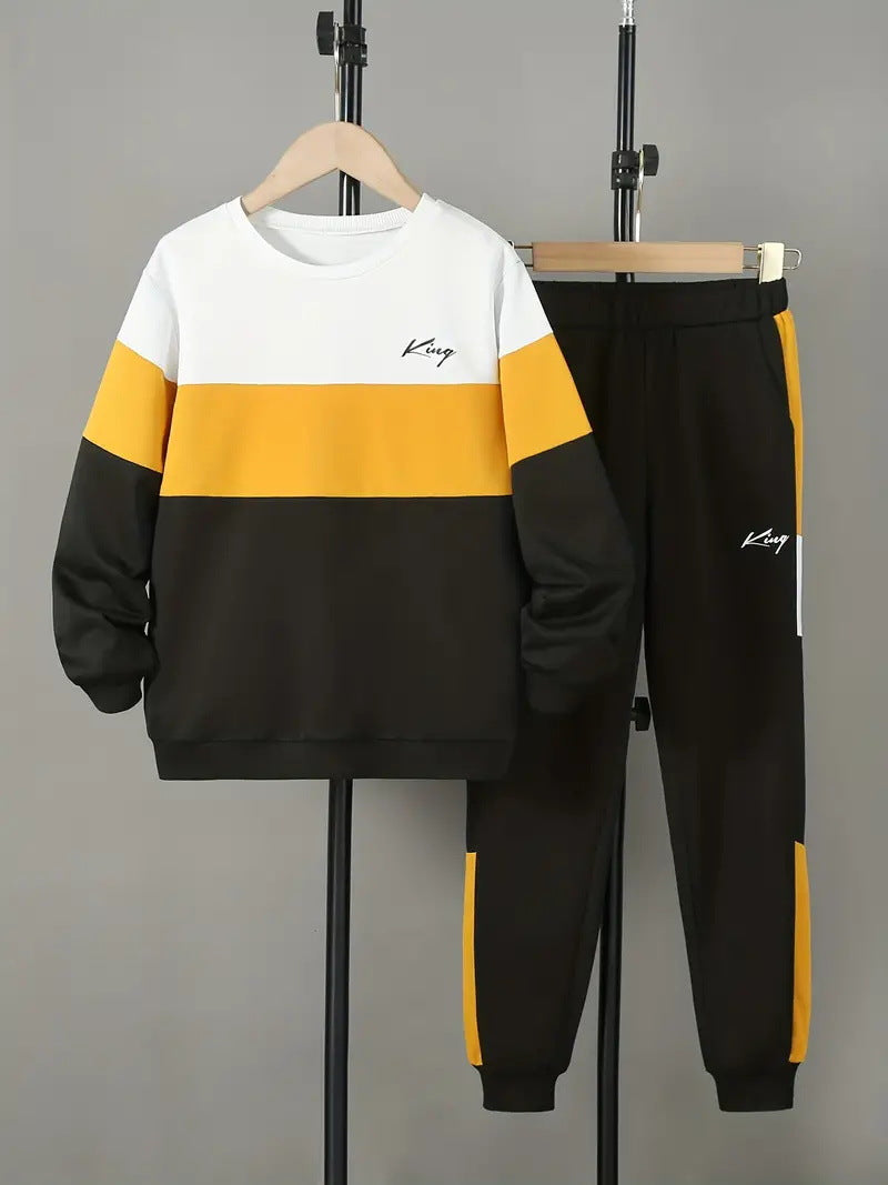 Design Sense Multicolor Hoodie Pants Two-piece Set See size chart under “more details”