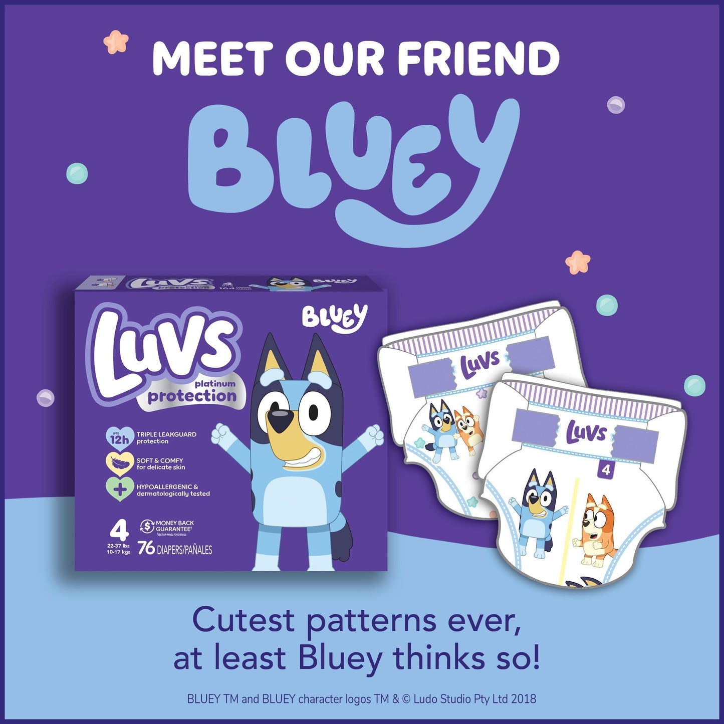 Luvs Platinum Protection Baby Diapers Size 6, 64 Count