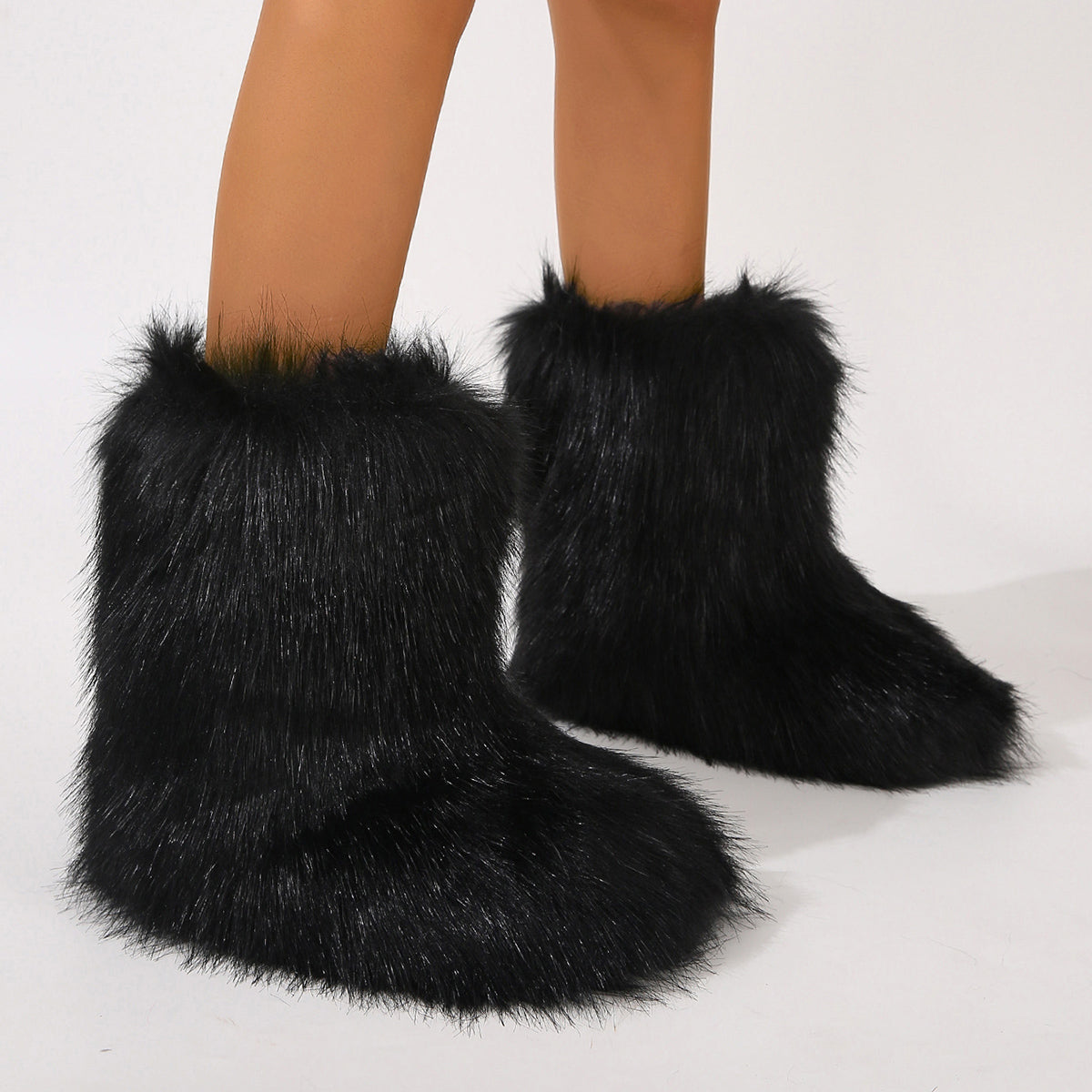 Stylish Personalized Winter Boots For Women - Adorable Spicy Girl Mid-Length Snow Boots, Cozy And Warm See size chart under “more details”