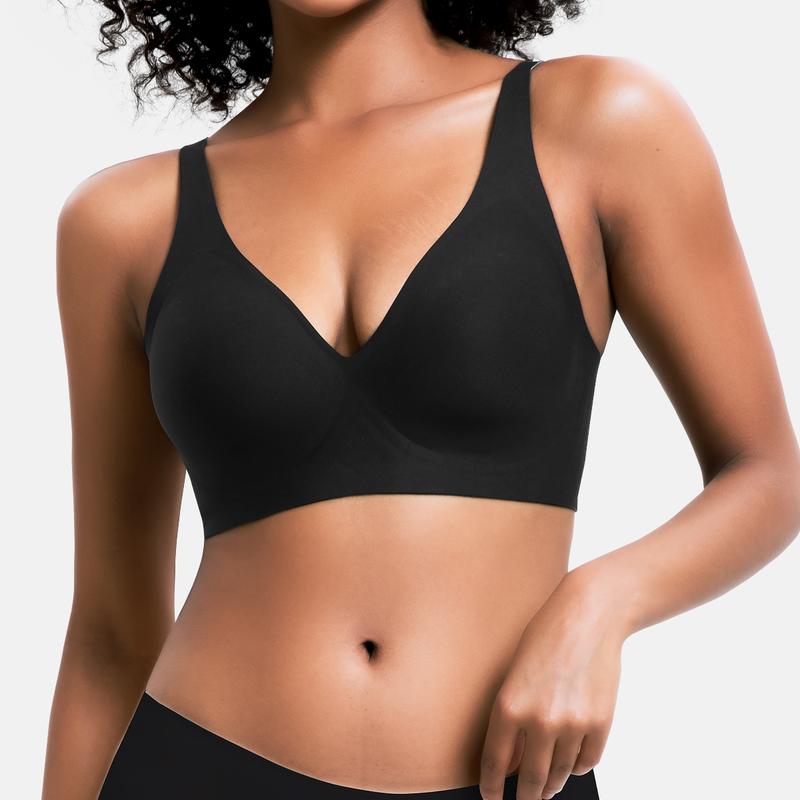 SculptEase™ – Sujetador con realce y comodidad sin aros y escote pronunciado en V