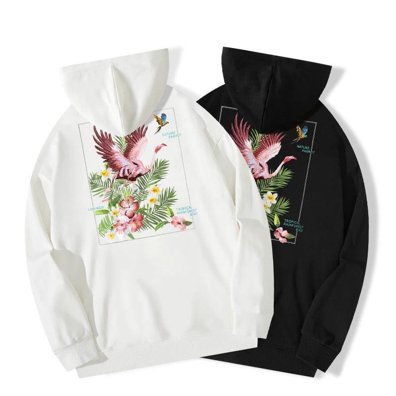 Men's Flamingo Hooded Sweater