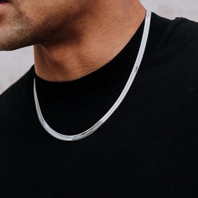 Men's Luxury Elegant Gold Color Chain Necklace