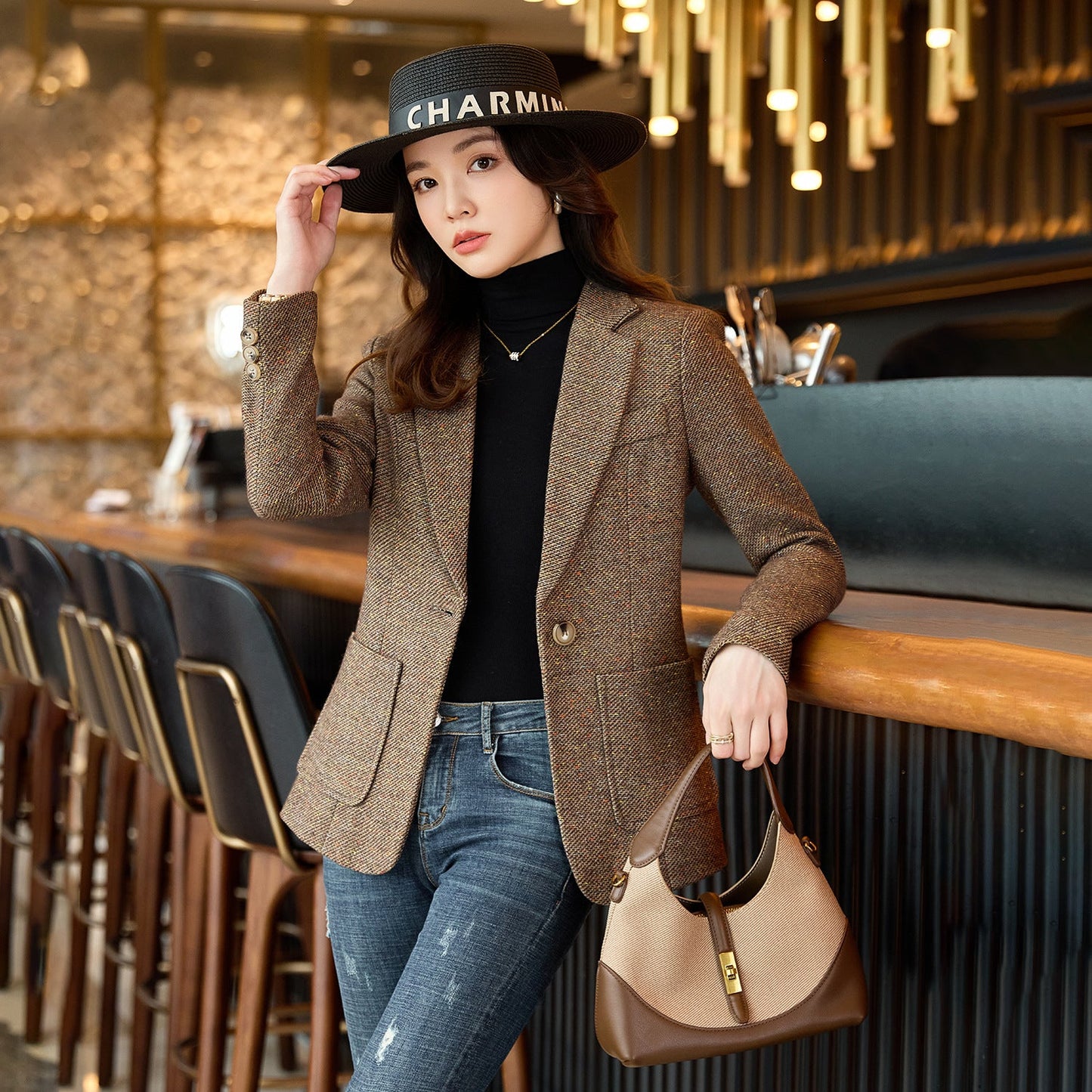 Springautumn New-season Sophisticated Wool Coat