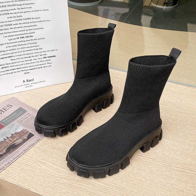 Women's Short Thin Skinny Boots