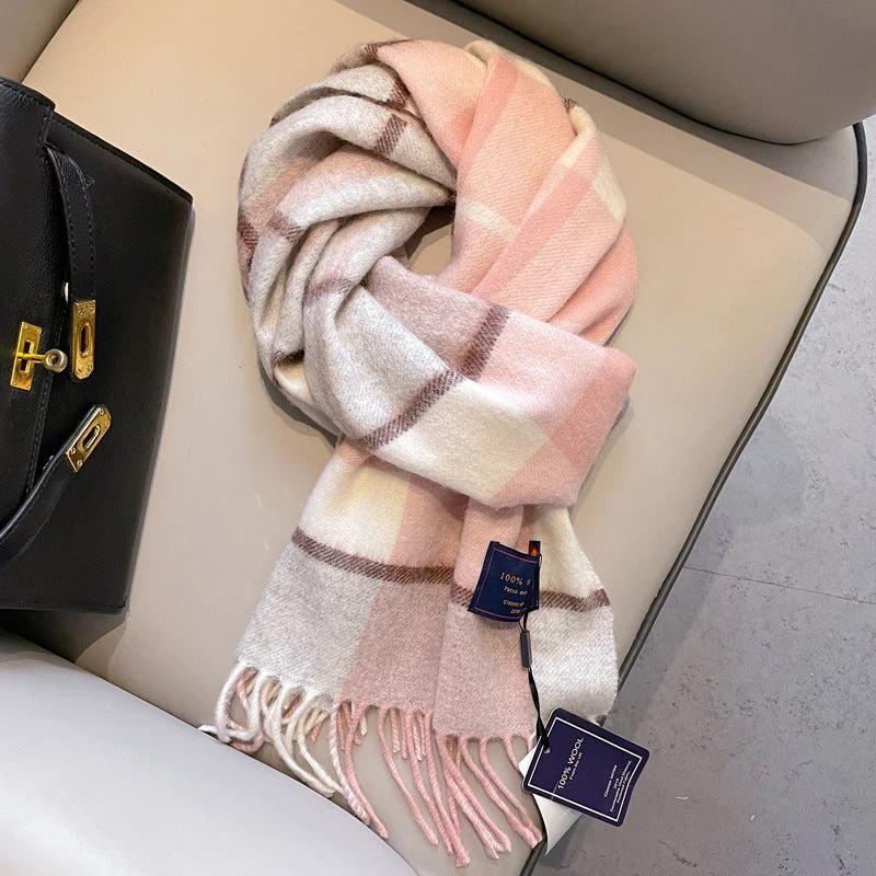 Men's Wool Scarf Winter