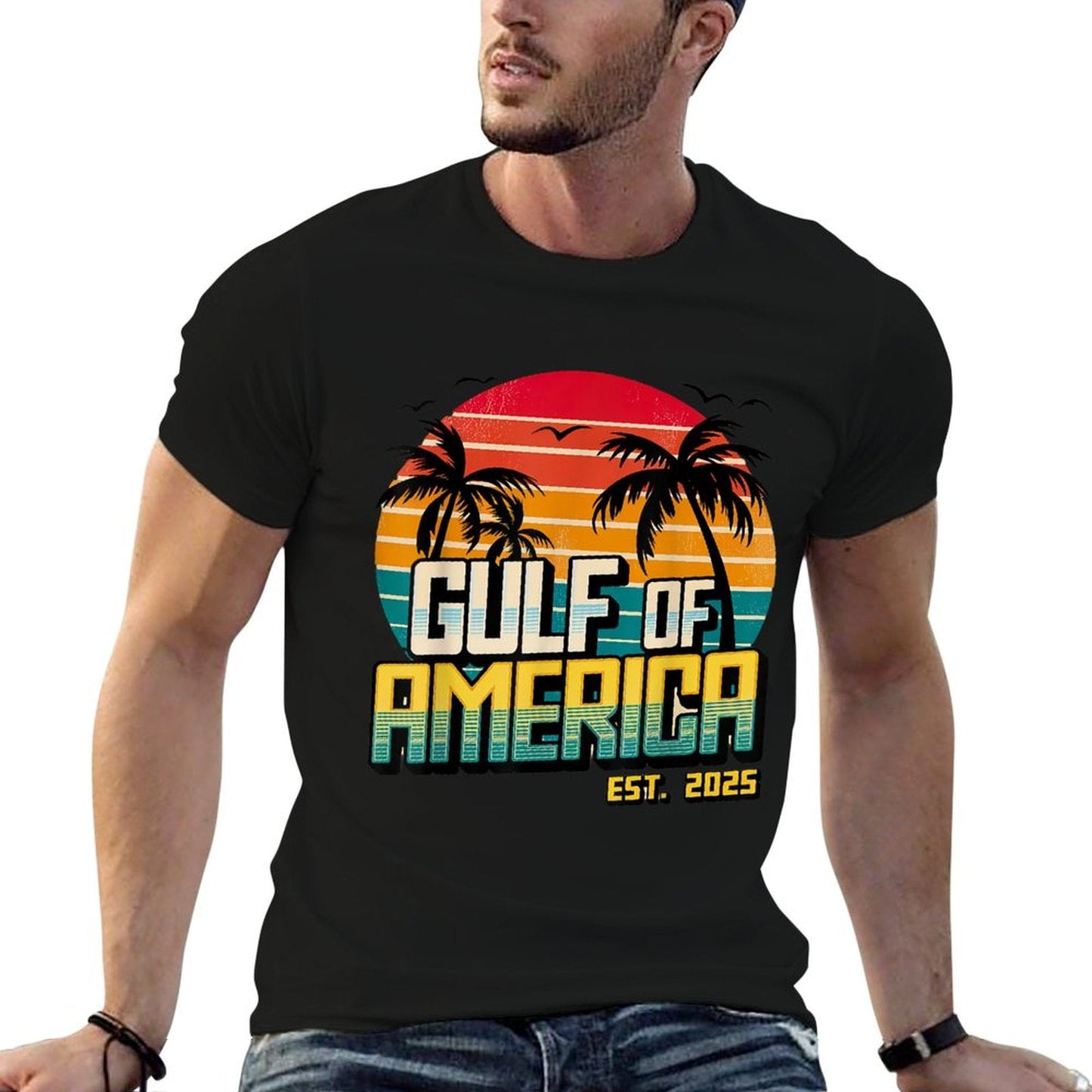 Funny Trump Gulf Of Us America Est 2025 Classic T-Shirt