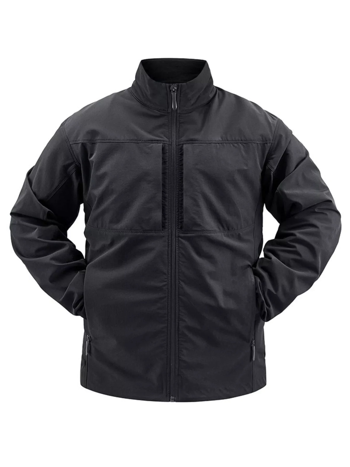 Men's Plus Size Zip Up Lightweight Windproof Outdoor Jacket
