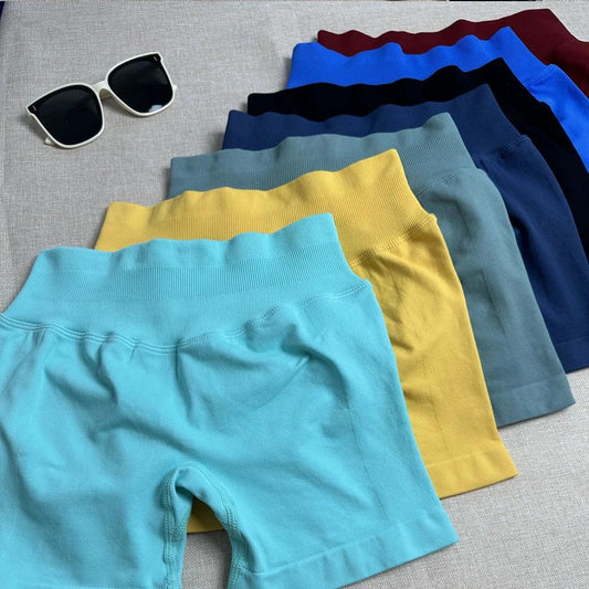 Pantalones Cortos de Yoga Fitness con Personalidad de Moda para Mujer