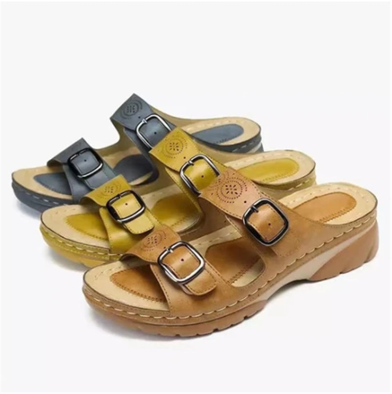 Women's Slope Heel Platform Casual Sandals